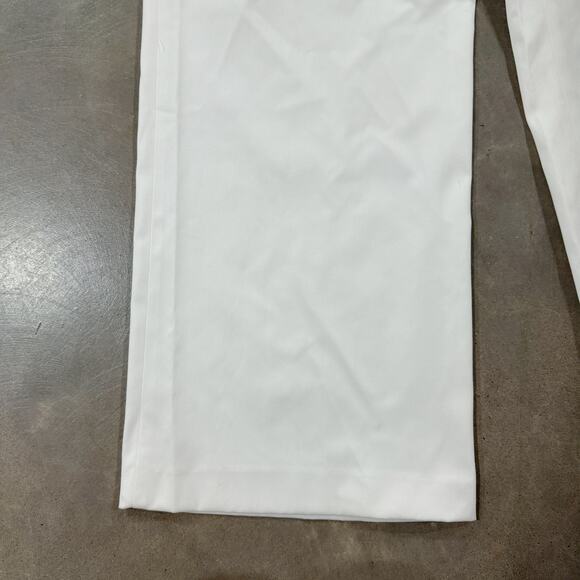 Antonio Melani Tiana Straight Leg Button Fly High Rise Pants Slacks White 14 NWT - Picture 4 of 10